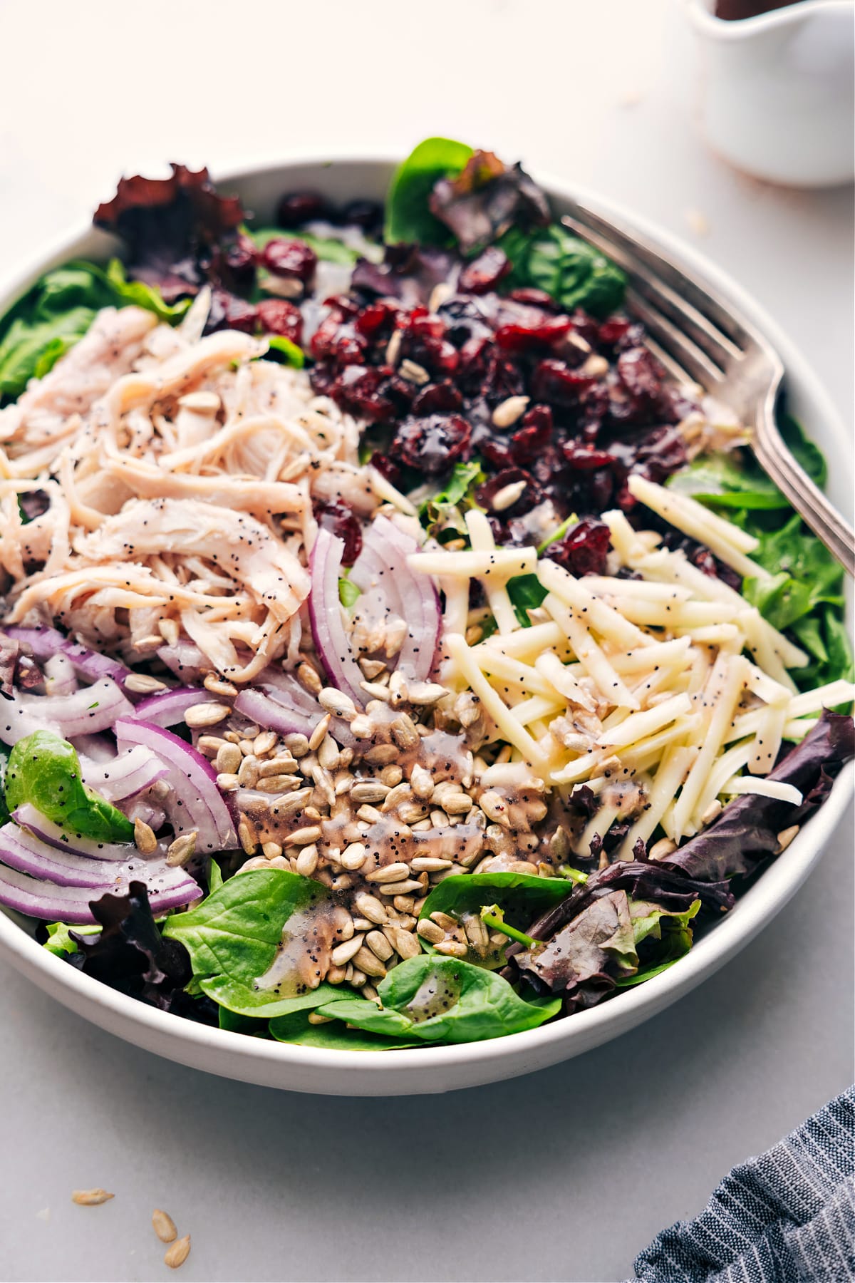 The Best Turkey Cranberry Salad Dressed and ready Turkey Cranberry Salad.