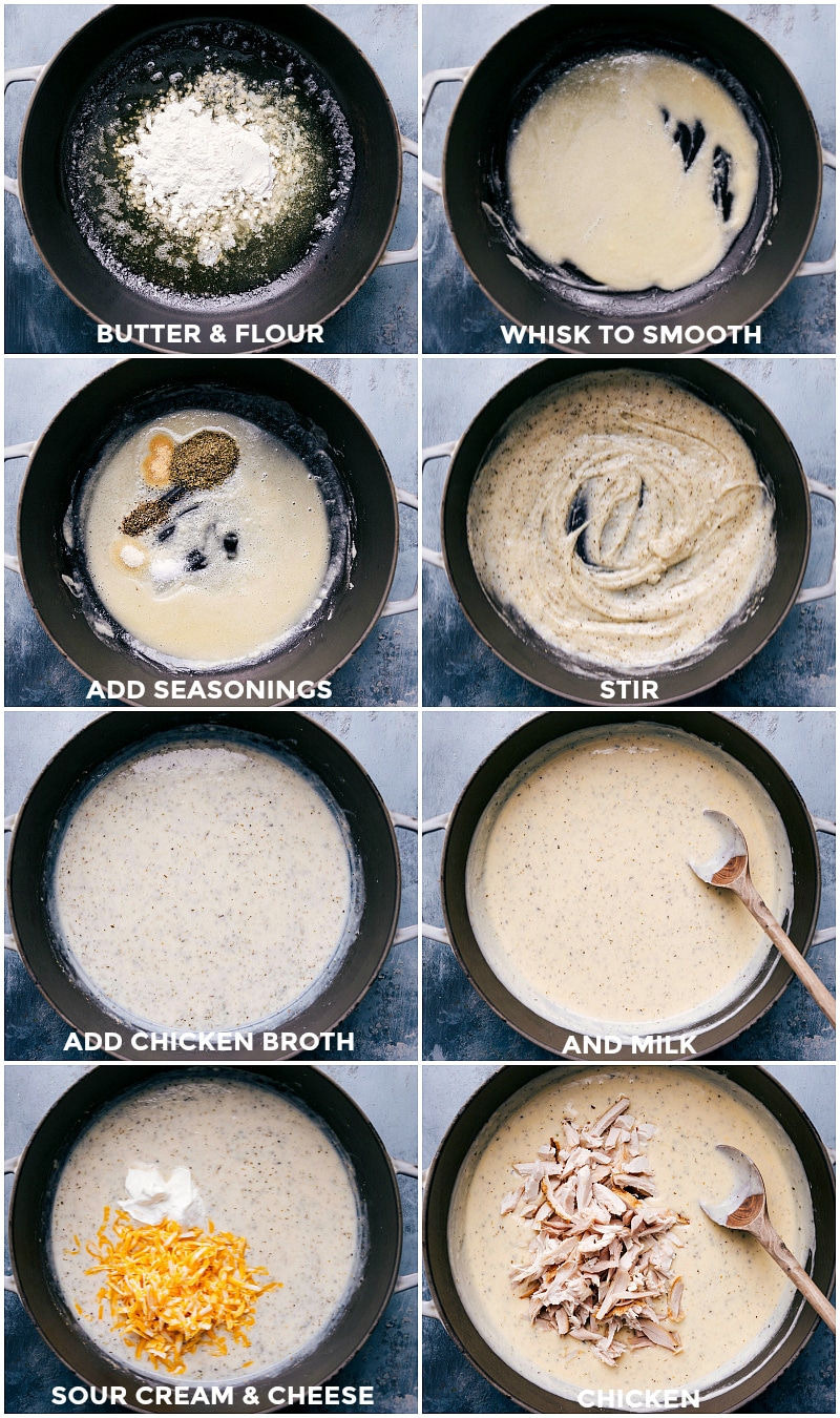 Making Hawaiian Haystacks Sauce: The Roux Transformation Preparing the sauce for the hawaiian haystacks recipe: crafting a roux and transforming it into a savory sauce.