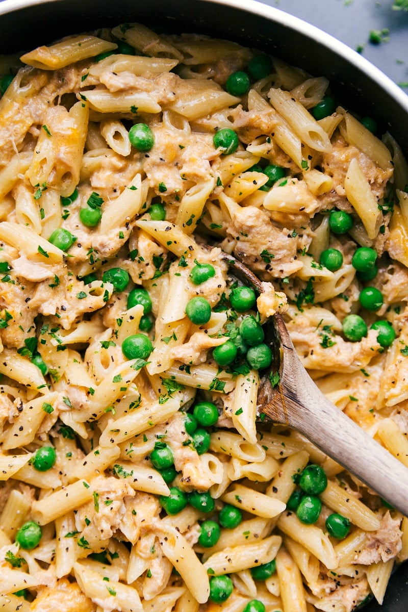 Tuna Pasta In 30 Minutes Or Less A comforting and cheesy tuna pasta recipe.