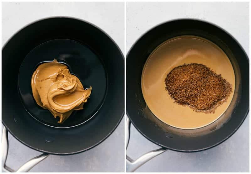 The famous chocolate and peanut butter no-bake cookies can be made with better-for-you ingredients (no refined sugars). These easy Healthy No-Bake Cookies can be made in 15 minutes or less and are truly the best! Making Healthy No-Bake Cookies