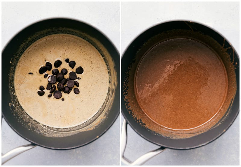 The famous chocolate and peanut butter no-bake cookies can be made with better-for-you ingredients (no refined sugars). These easy Healthy No-Bake Cookies can be made in 15 minutes or less and are truly the best! Making Healthy No-Bake Cookies