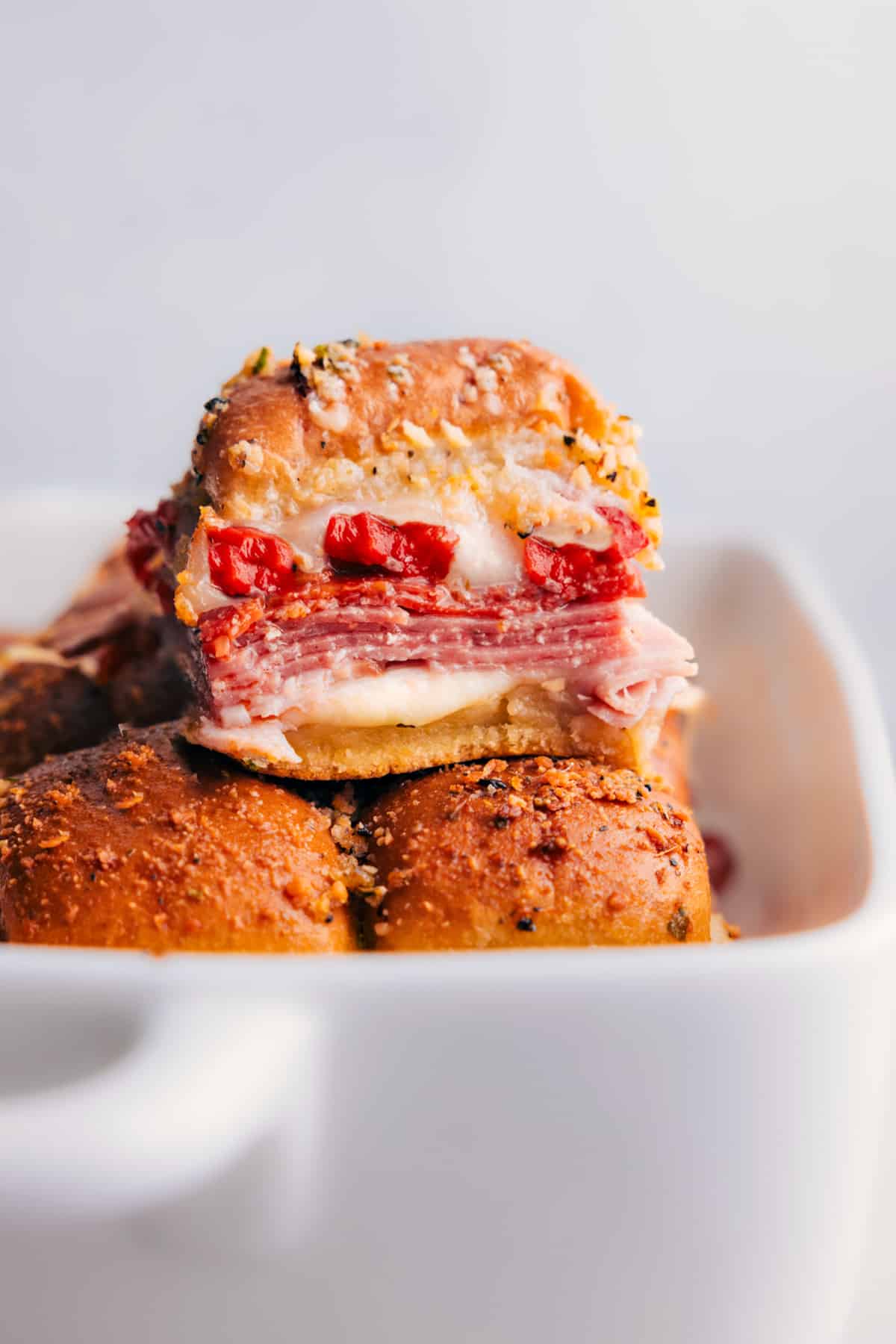 Italian Sliders Italian Sliders fresh out of the oven.