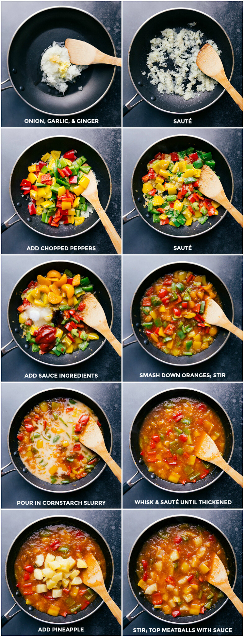 Creating Sweet and Sour Sauce - A Harmony of Tastes Sweet and sour sauce being prepared, with a perfect balance of flavors.