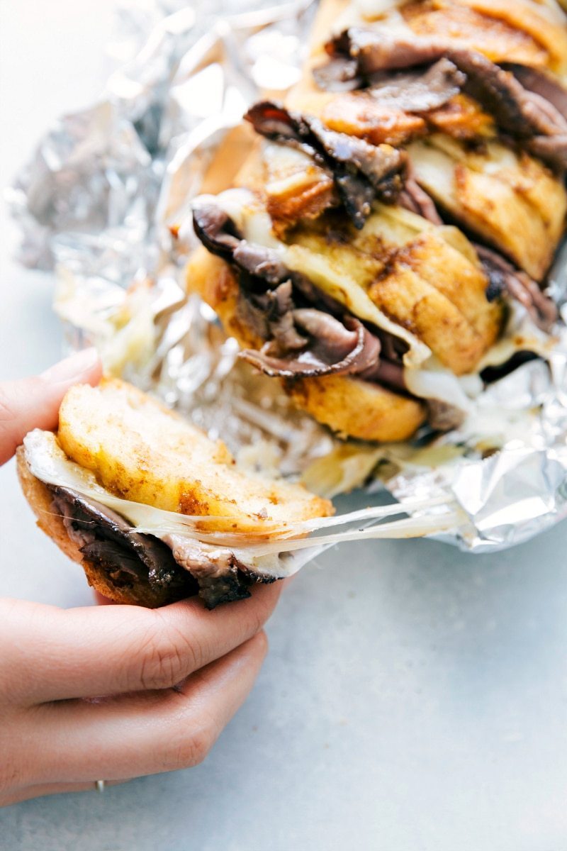 FOIL PACK French Dip Sandwiches! You will be blown away with how good and how EASY these are! Everyone loves them!! chelseasmessyapron.com
