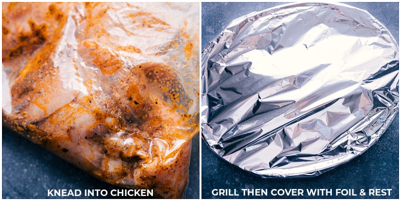 How To Make The Chicken Chicken Fajita Marinade Chicken fajita marinade on the chicken marinating and then the chicken grilled up.