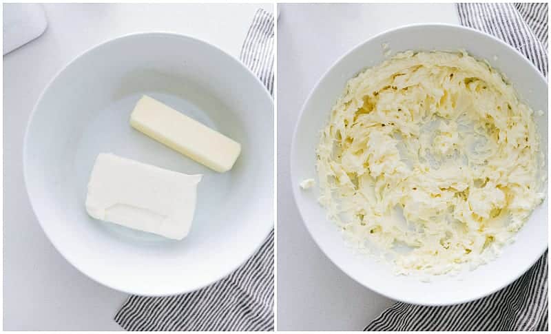 Smooth, creamy, and flavorful Cream Cheese Frosting. Slather this frosting on these cupcakes, cookies, or cakes! Process shots--making Cream Cheese Frosting