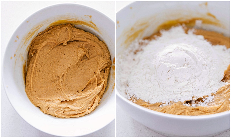 Peanut Butter Blossoms feature a chewy peanut butter base stuffed with a chocolate kiss. The secret to the best blossoms? Keeping the cookies small and rolling them in sugar before baking! Adding flour to the cookie dough