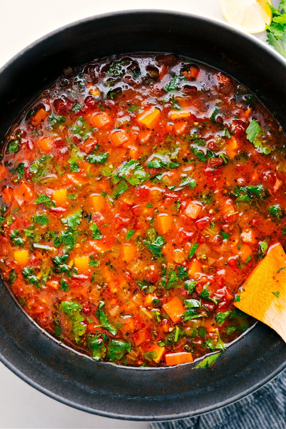 The Best Vegetable Soup Recipe Vegetable Soup Recipe in a pot, ready to enjoy.