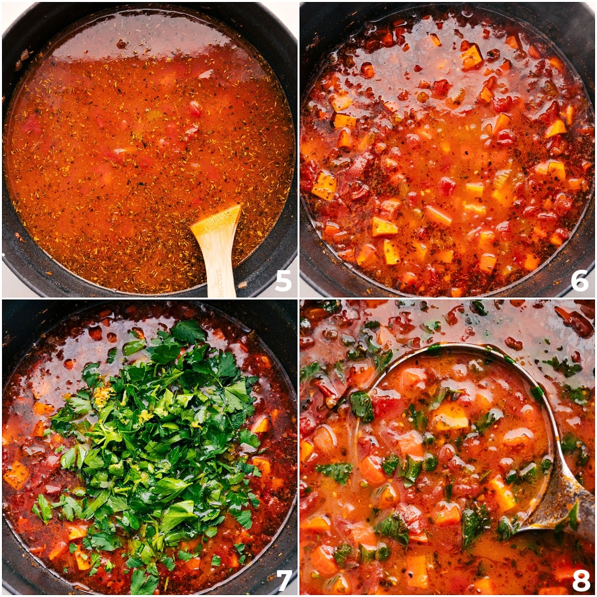 Simple And Delicious One Pot Vegetable Soup Recipe The broth goes in, everything simmers together, and fresh herbs are added.