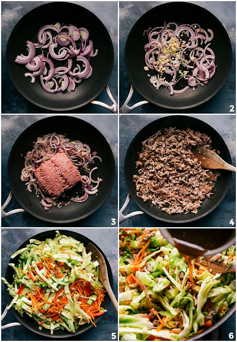 Sautéing Onions, Cooking Meat, and Stir-frying Veggies Sautéing onions, cooking meat, and stir-frying fresh veggies.
