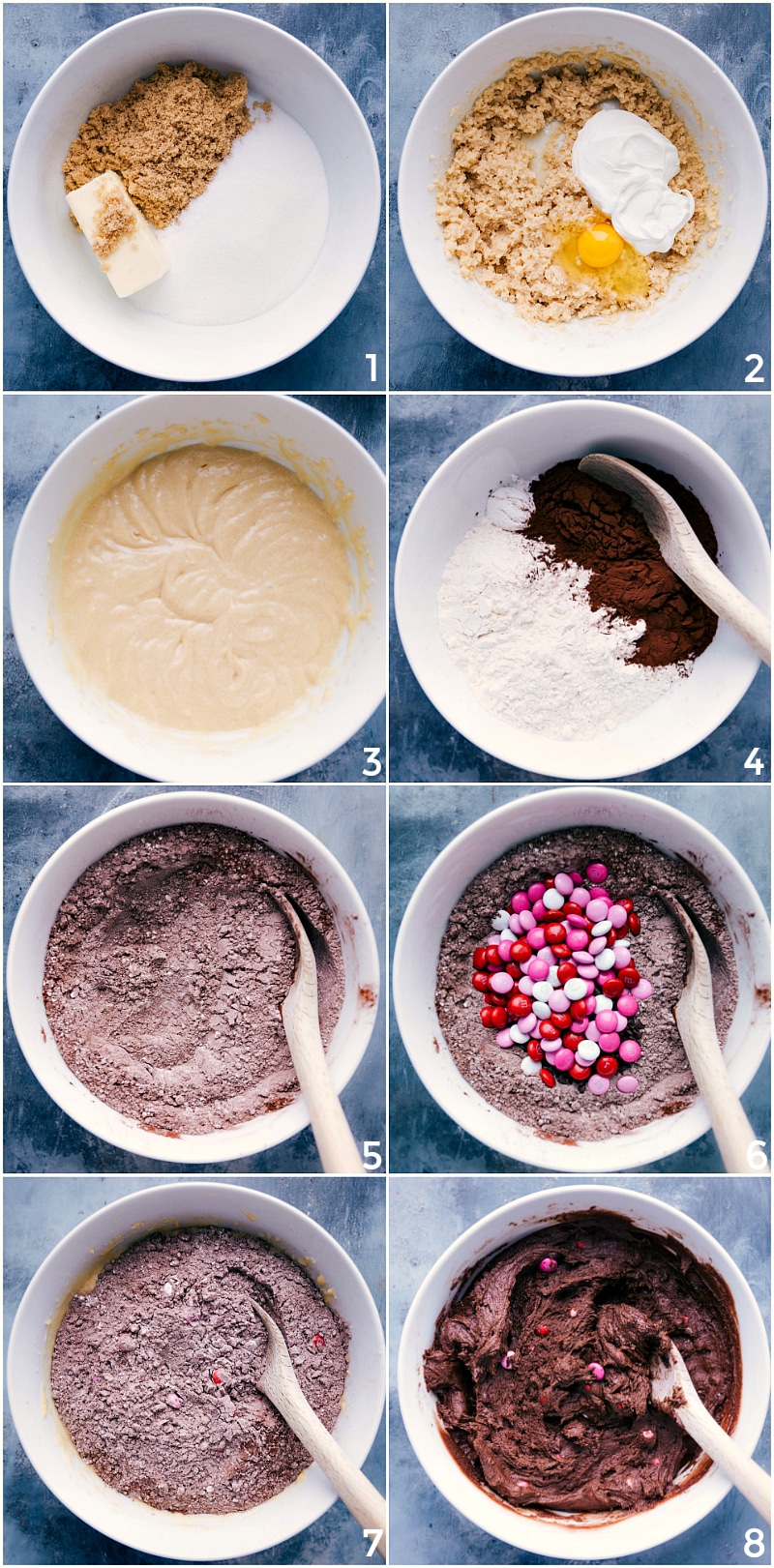 Creating Valentine's Cookie Dough: Combining Ingredients and Mixing Making the valentine's cookie dough, from mixing ingredients to forming the dough.