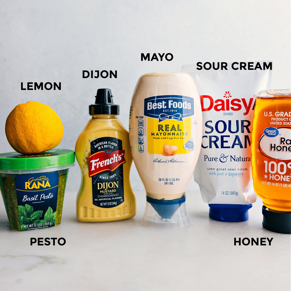 Ingredients in pesto chicken salad sandwiches Ingredients in pesto chicken salad sandwiches dressing