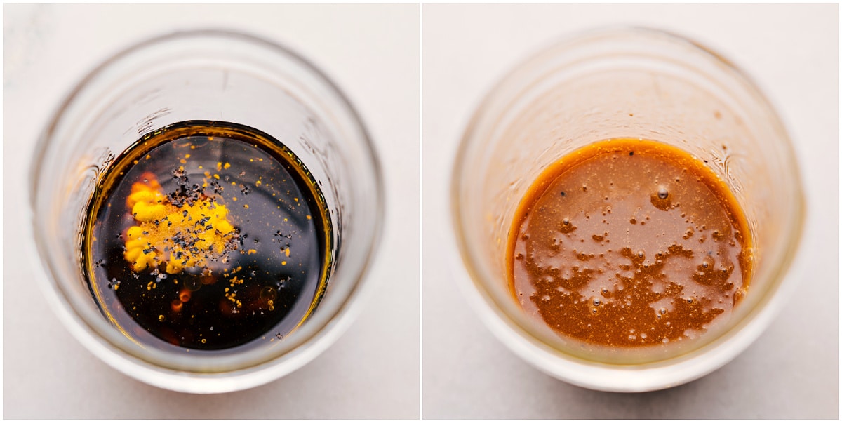 The Best Dressing For Panzanella Add all the dressing ingredients to a mason jar and mix them together.