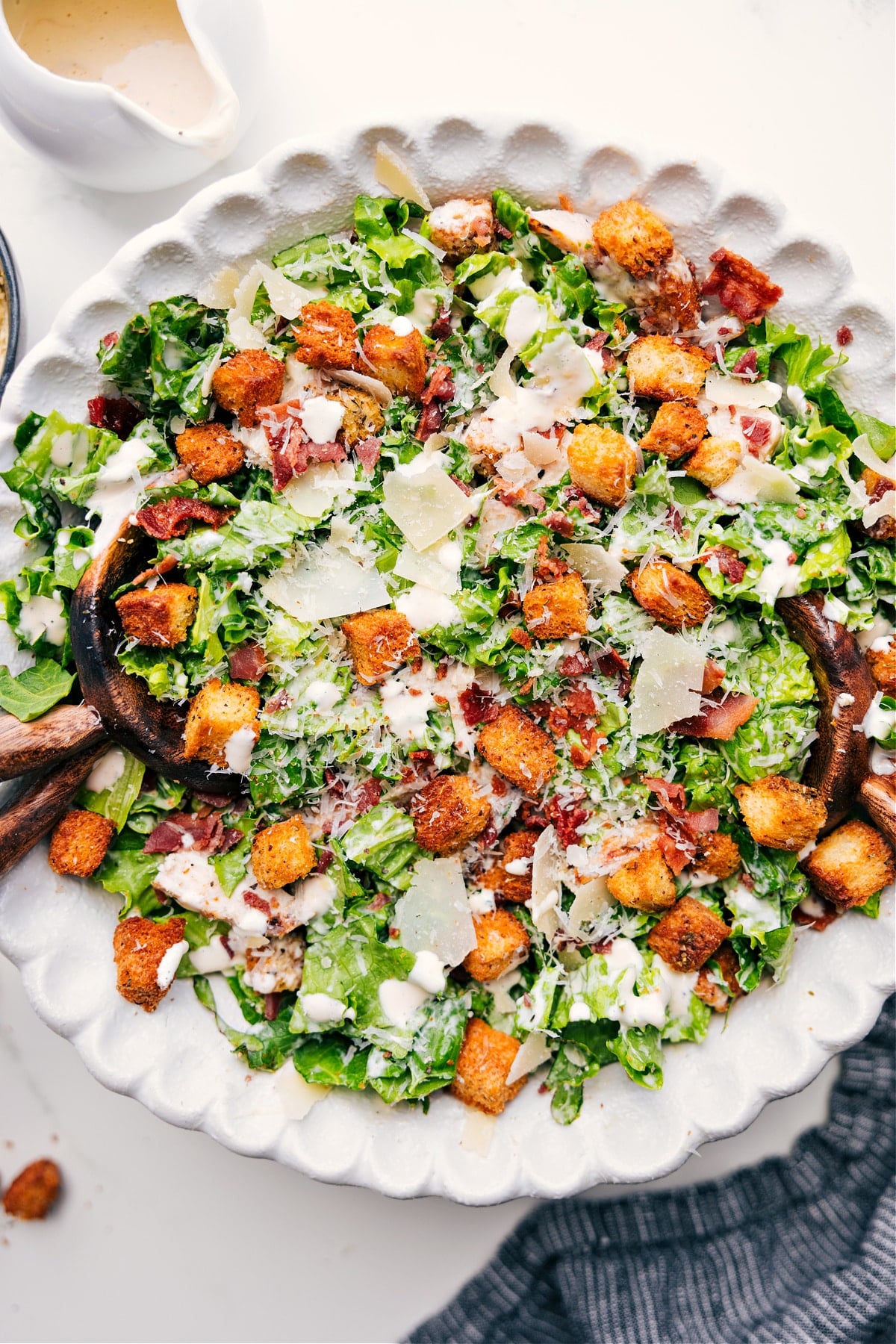 The Best Caesar Salad Recipe Caesar Salad in a bowl, perfectly dressed and ready to enjoy!