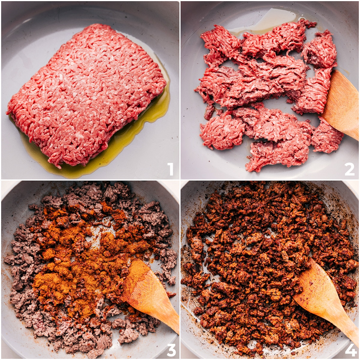 Quick And Easy Weeknight Dinner: Taco Pasta Salad Brown the beef and add taco seasoning for this taco pasta salad.