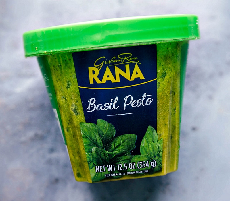 Recommended Basil Pesto - Perfect for Couscous Recipes Jar of the recommended basil pesto for enhancing the recipe.