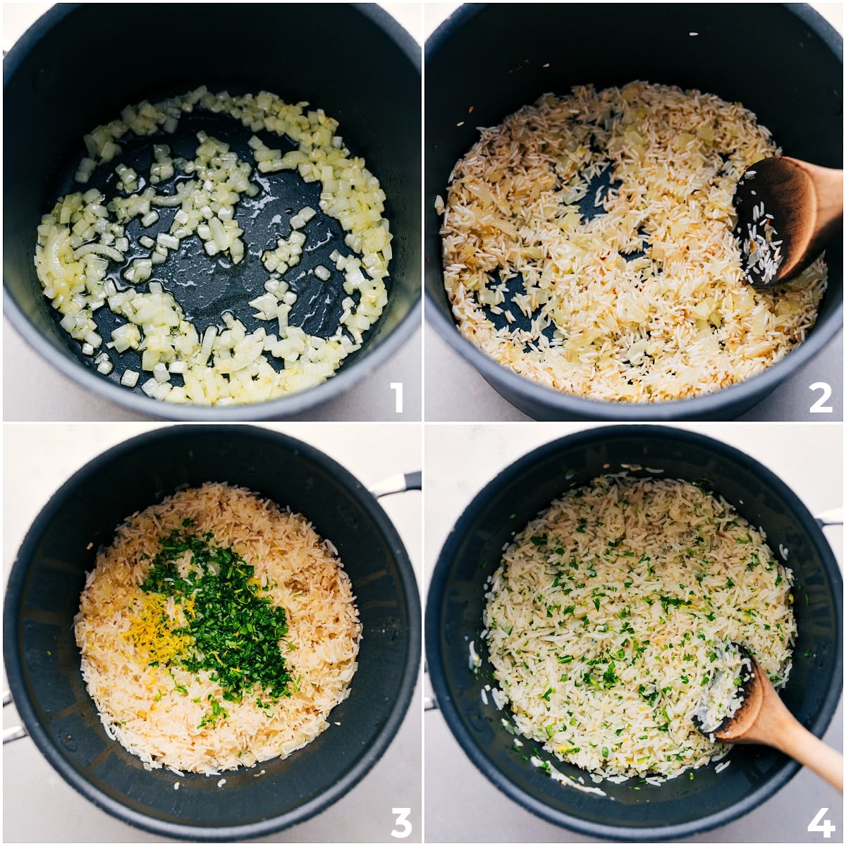 How To Make Greek Ground Turkey For this Greek ground turkey recipe, sautรฉ the rice with onions, then add herbs and lemon to cook together.