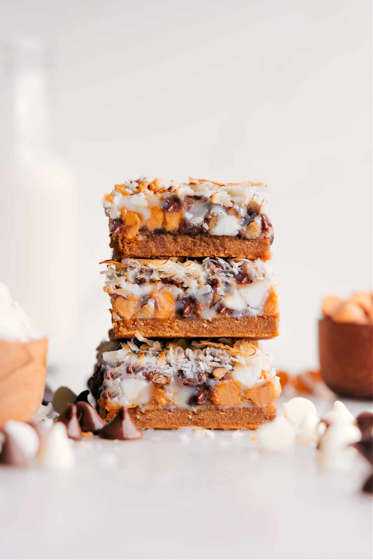 The Ultimate Dessert: 7 Layer Bars The best 7 Layer Bars cut into squares, ready to enjoy.