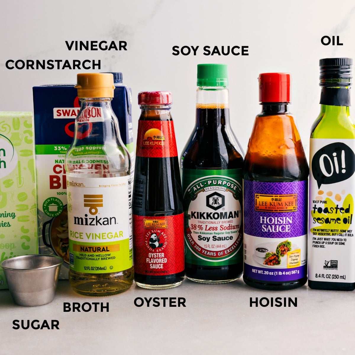 How To Make The Flavor Packed Sauce For Ground Beef Ramen All the sauce ingredients for this Ground Beef Ramen are set out and ready for easy assembly.