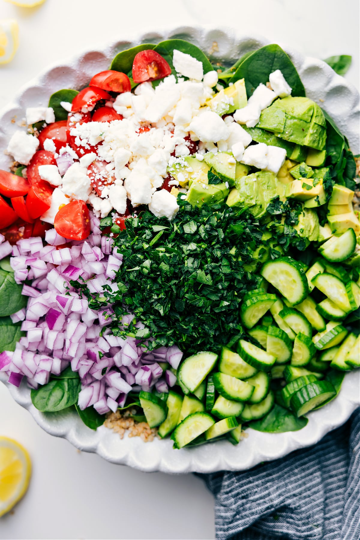 All the components of the recipe add