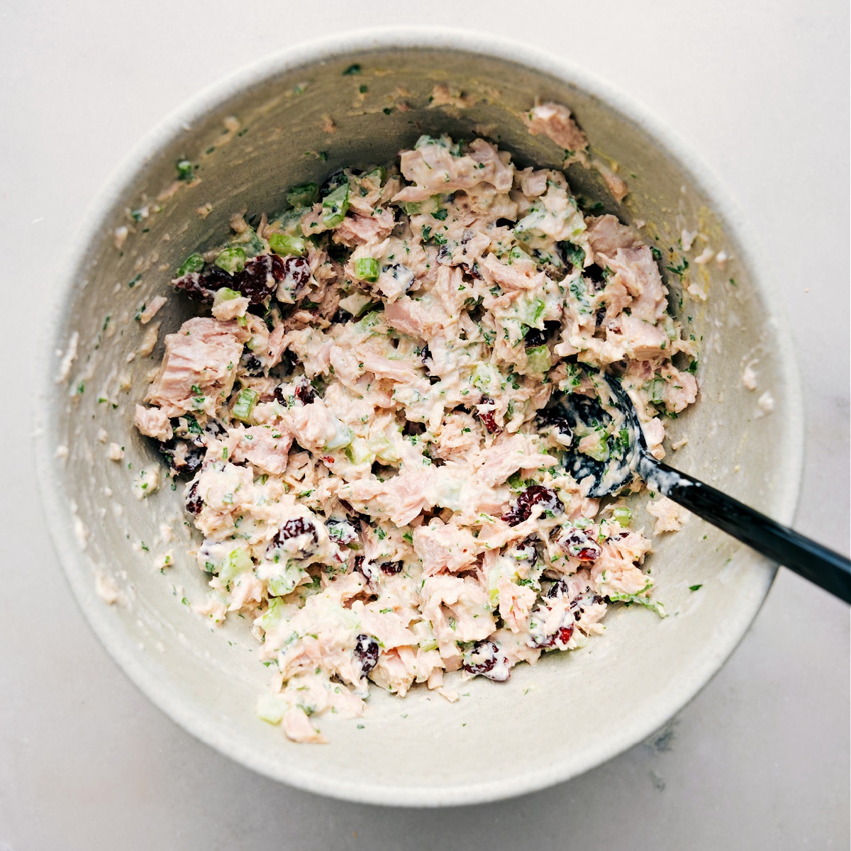 The Perfect Quick Lunch Idea: Tuna Salad The dish comes together in a bowl for a creamy, low-carb lunch.