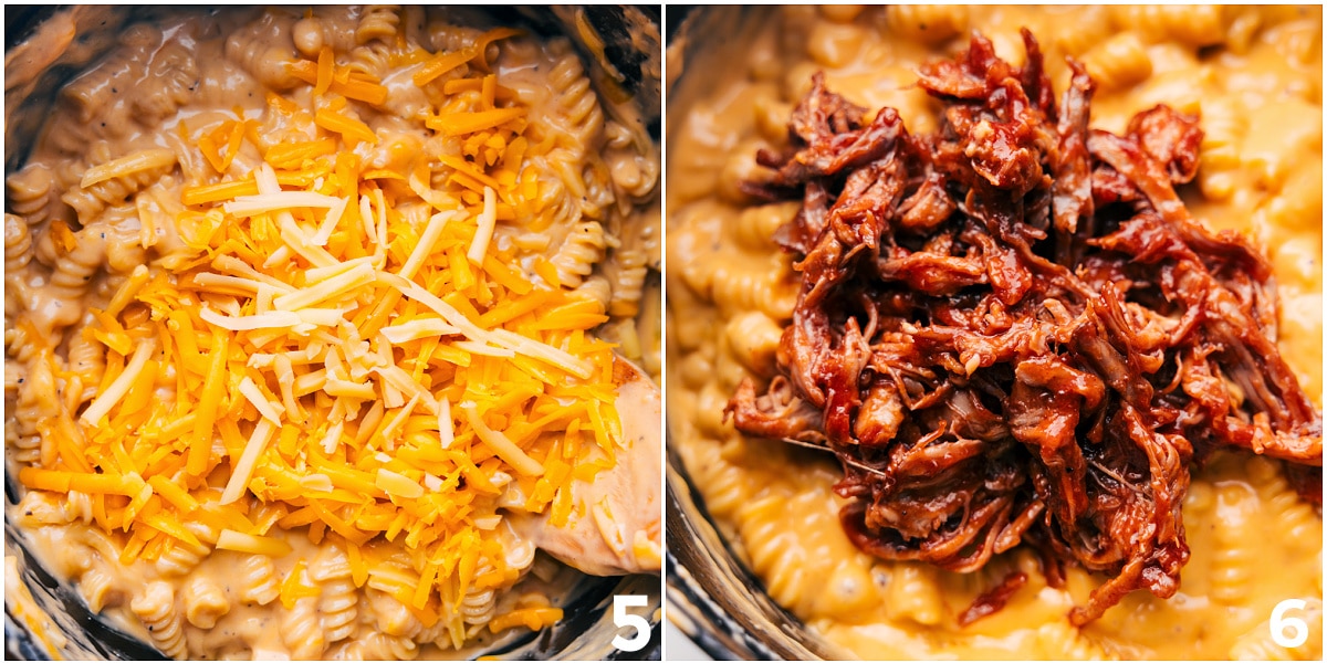 Comforting And Delicious BBQ Mac And Cheese Additional cheese and meat are added to the one-pot dish.