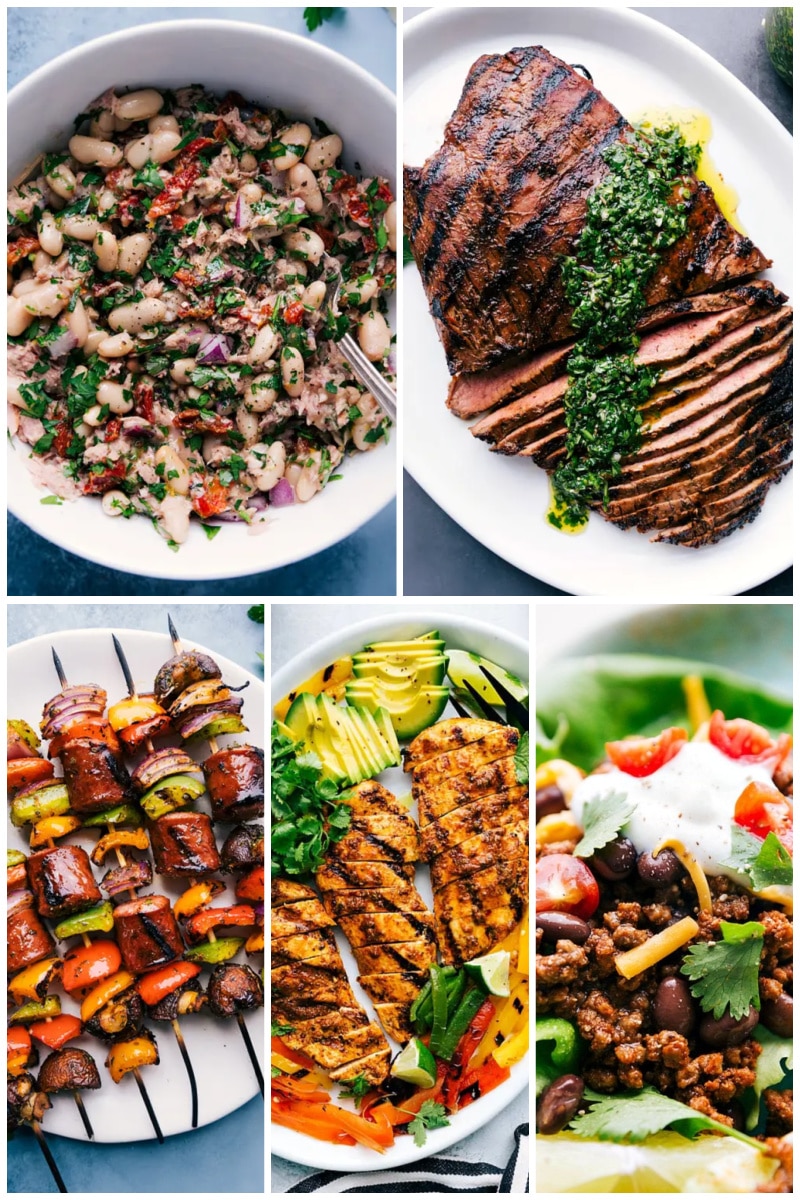 Do you eat Keto style? It can be challenging to find delicious recipes for the whole family, but fear not: we have 45 of our favorite Keto recipes gathered for you! Collage of Keto recipes