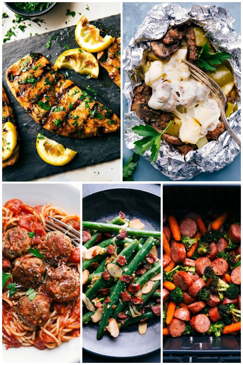 Do you eat Keto style? It can be challenging to find delicious recipes for the whole family, but fear not: we have 45 of our favorite Keto recipes gathered for you! Collage of Keto recipes
