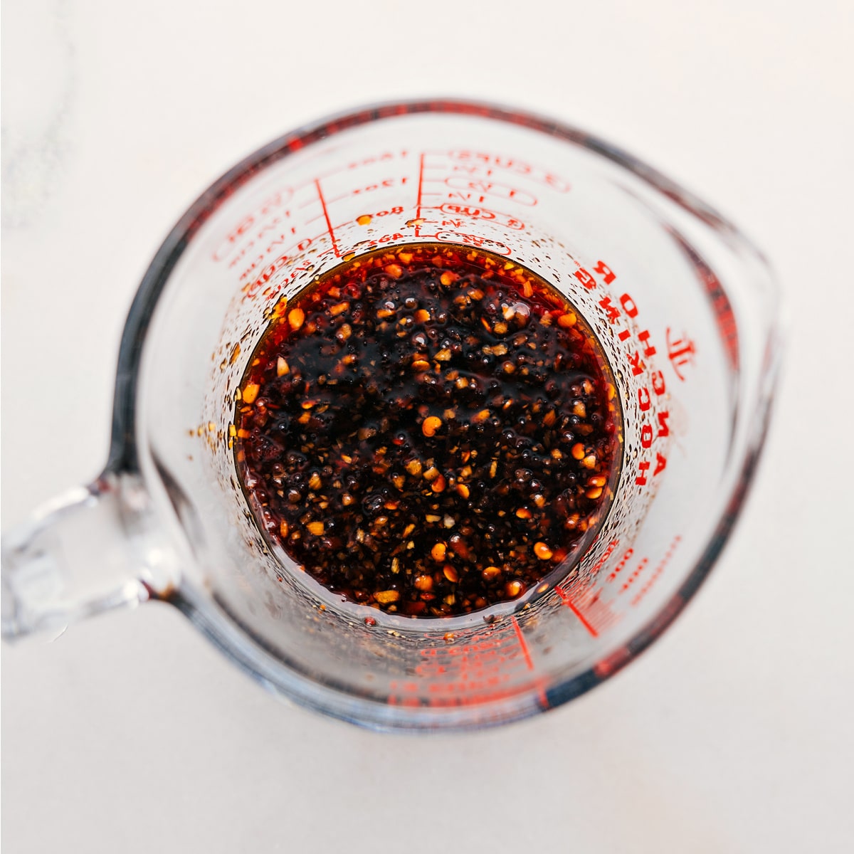 The Best Sauce In Dragon Noodles The sauce for these dragon noodles combined in a liquid measuring cup.