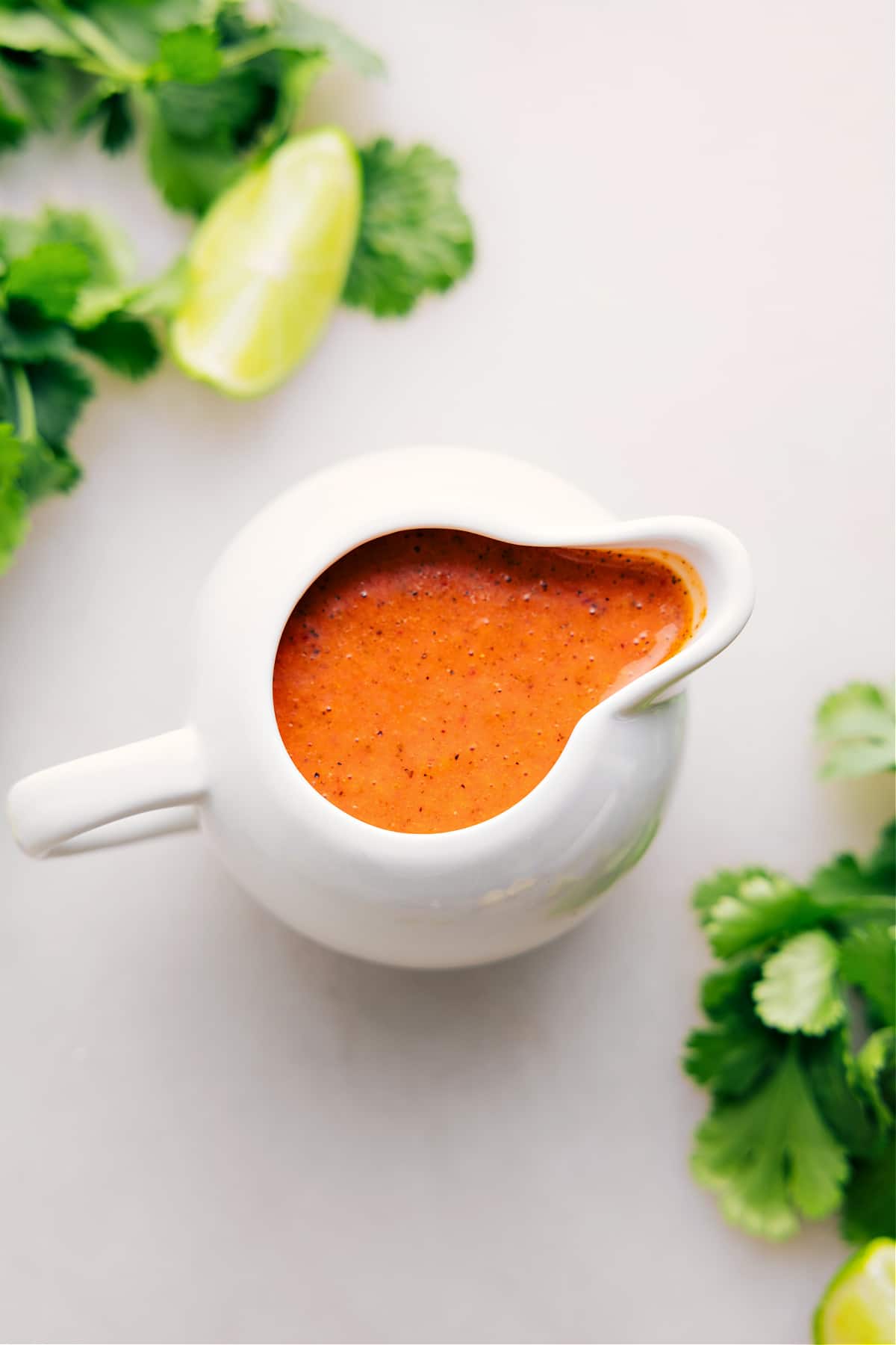 The Best Chipotle Vinaigrette Recipe Jar filled with Chipotle Vinaigrette dressing.