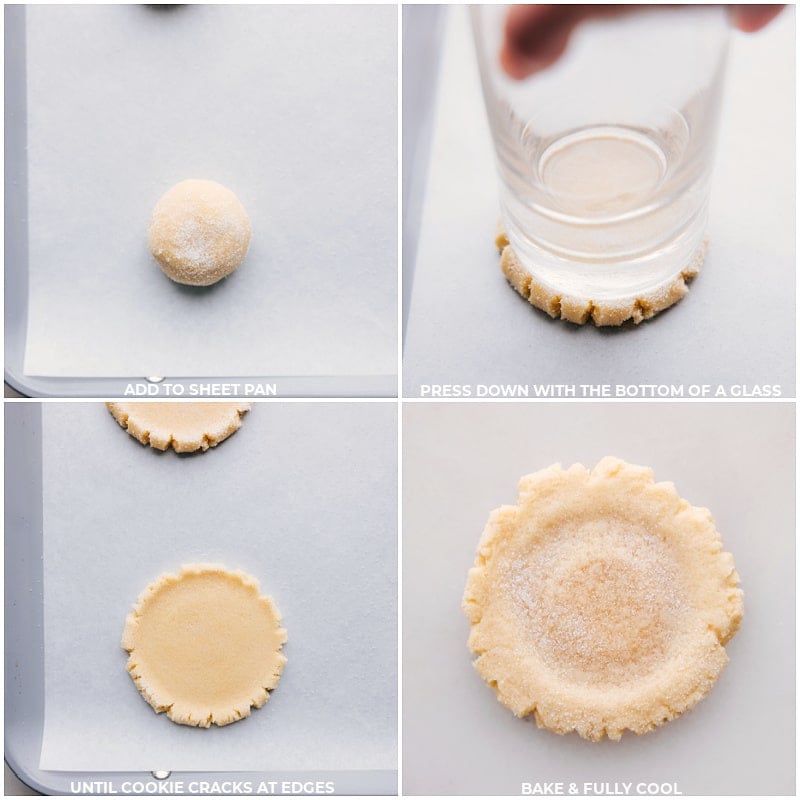 These delicious Swig Sugar Cookies are a delightful twist on traditional sugar cookies. With a unique combination of baking soda and cream of tartar, these cookies have a soft, chewy, and thick texture. Plus, they're topped with a generous layer of frosting, making them the best treat! Recipe via chelseasmessyapron #dessert #best #quick #easy #simple #treat #swig #sugarcookies Process shots-- images of the dough being rolled out