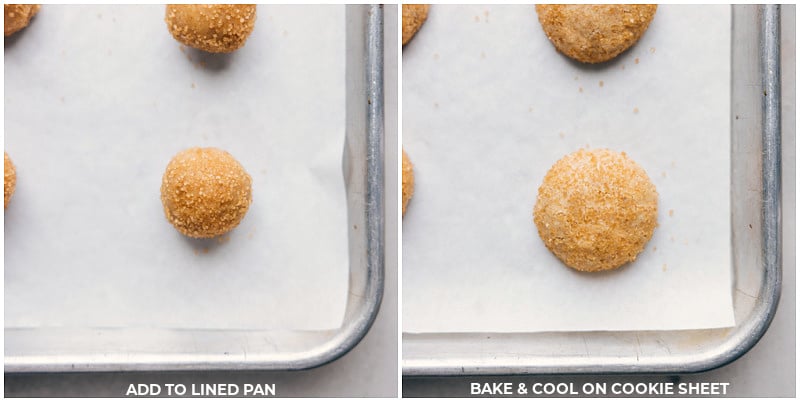 Healthy Sugar Cookiesโa delicious twist on the beloved classic! Melding the nutty wholesome goodness of almond flour with the deep sweetness of maple syrup, complemented by a touch of vanilla, these cookies pack a flavorful punch while prioritizing nutritious ingredients.ย Recipe via chelseasmessyapron #dessert #best #quick #easy #simple #treat #sugarfree #healthy #sugar #cookies Process shots-- images of the cookies being baked