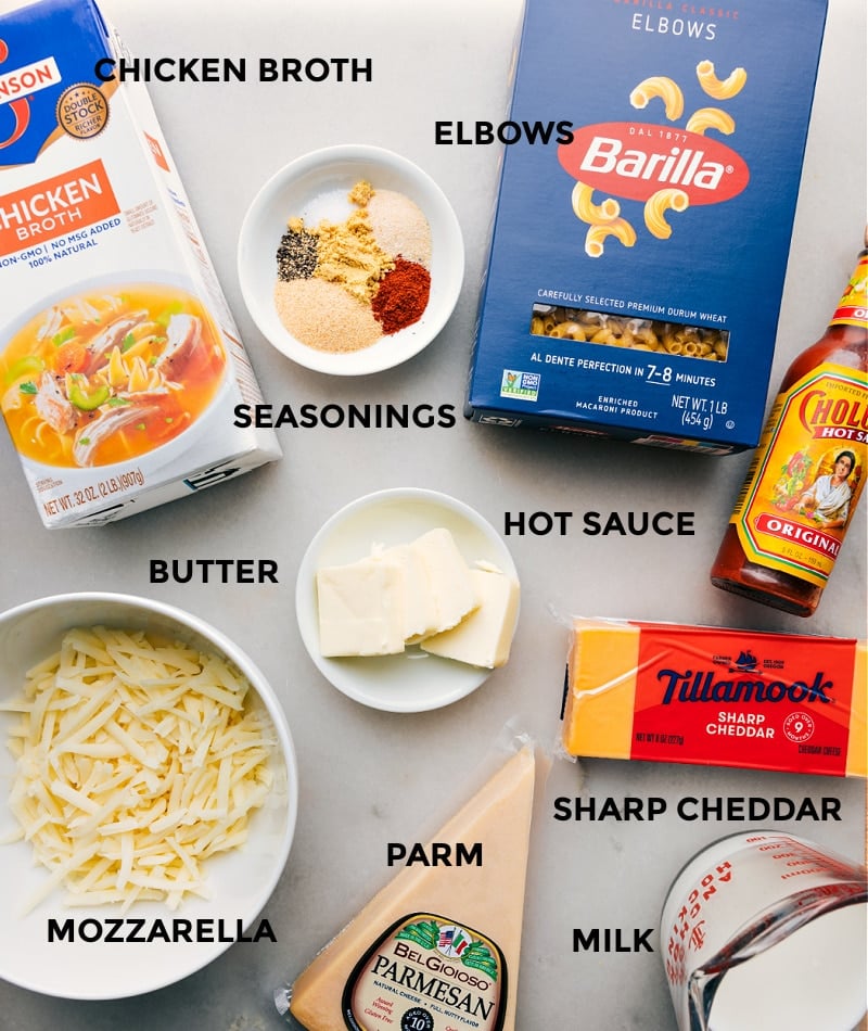 In just 4 mins whip up the ultimate Instant Pot Mac and Cheese! Creamy, indulgently rich, and bursting with cheesy goodness, it's comfort food made effortlessly fast! Recipe via chelseasmessyapron #dinner #quick #easy #simple #familyfriendly #kidfriendly #comfortfood #cheesy #instantpot #macandcheese PROCESS INGREDIENT SHOTS OF THE INGREDIENTS THAT GO INTO INSTANT POT MAC AND CHEESE