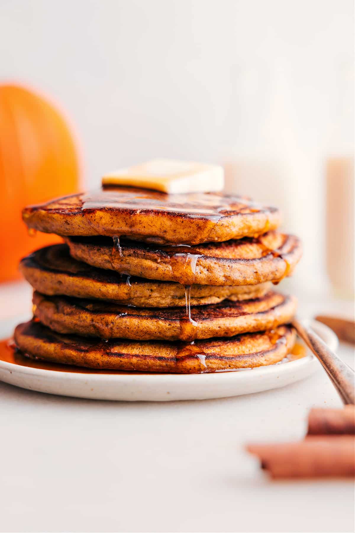 Stack of Pancakes Awaiting Enjoyment Stack of delicious pancakes awaiting enjoyment.
