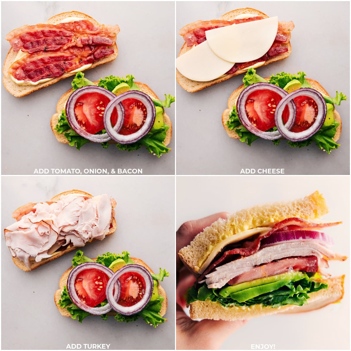Creating the Ultimate Bacon Avocado Turkey Sandwich Assembling the best-tasting Bacon Avocado Turkey Sandwich