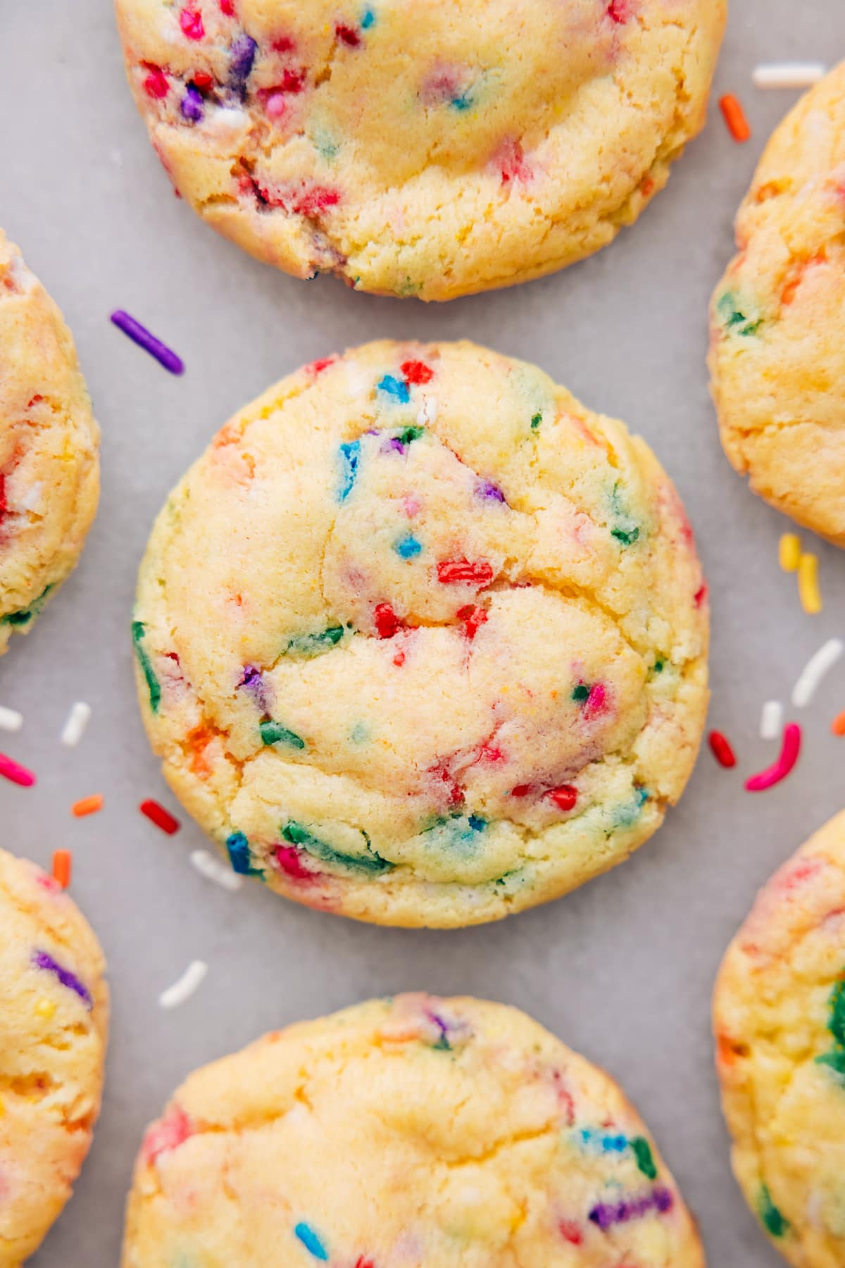 Favorite Cake Mix Cookies The cake mix cookies freshly baked ready to be enjoyed.