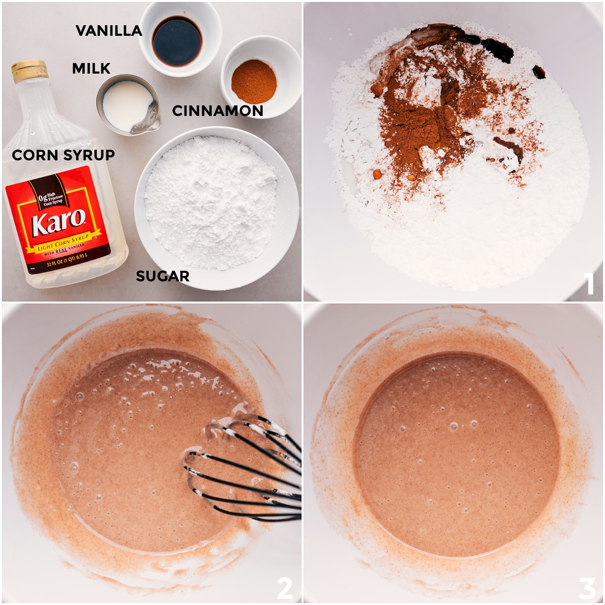 How To Make The Pop-Tart Cookie Glaze Make the glaze by whisking all the ingredients together in a bowl for these Pop-Tart Cookies.