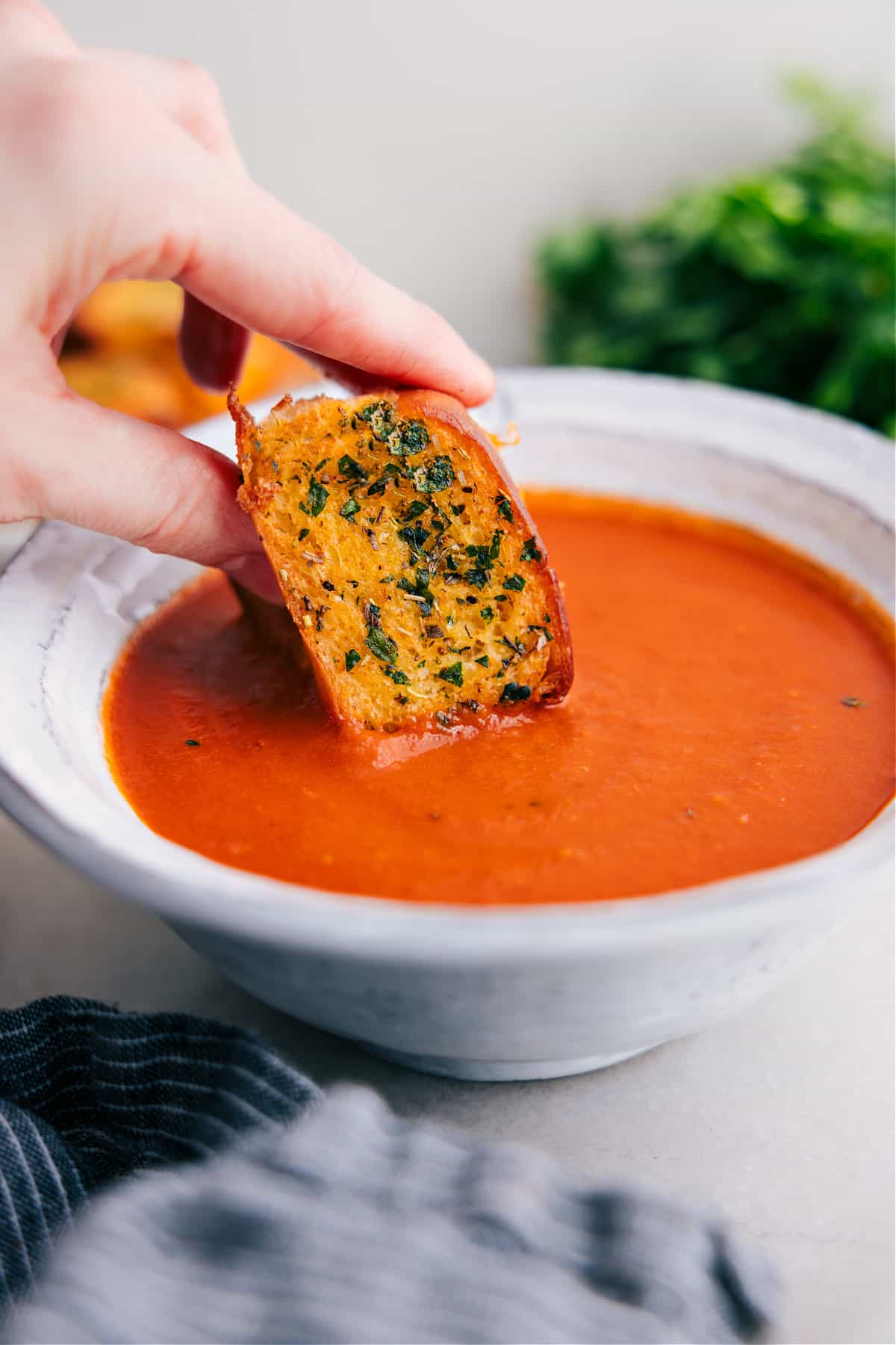 Mini Grilled Cheese Are The Perfect Party Food Or Soup Dipper Mini Grilled Cheese dips into a big bowl of tomato soup.