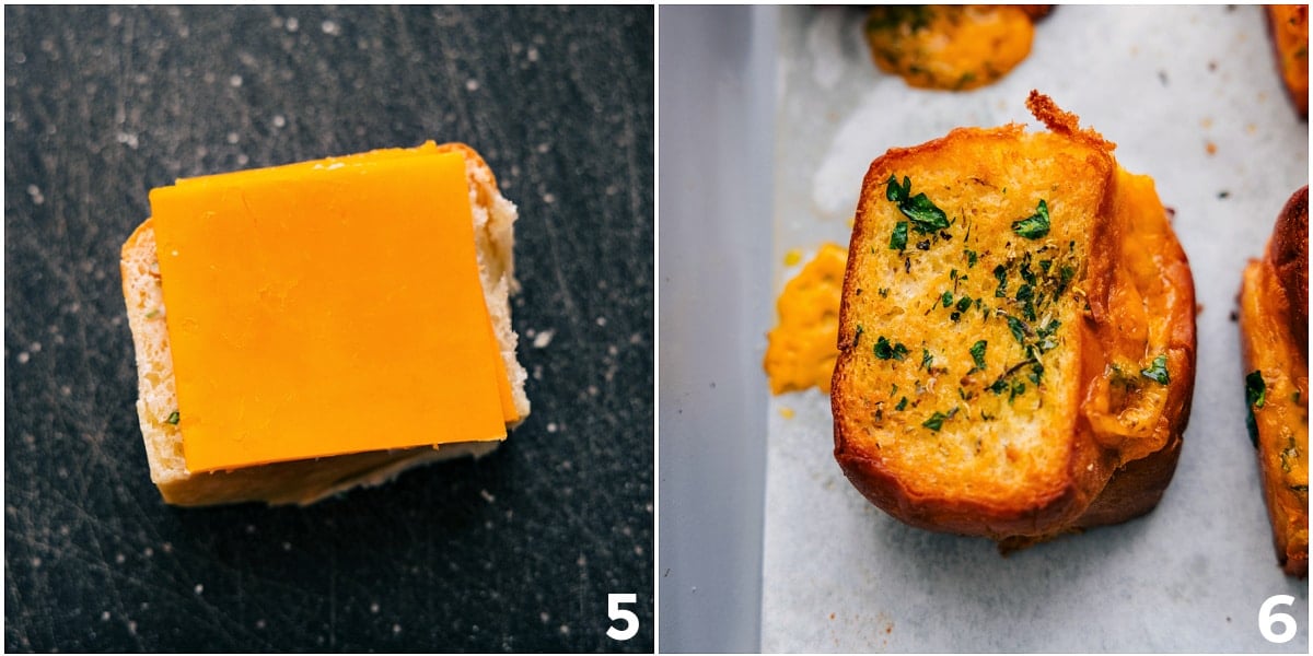 Bake Up These Mini Grilled Cheese Sandwiches Add cheese between the roll layers and bake until perfectly crispy.