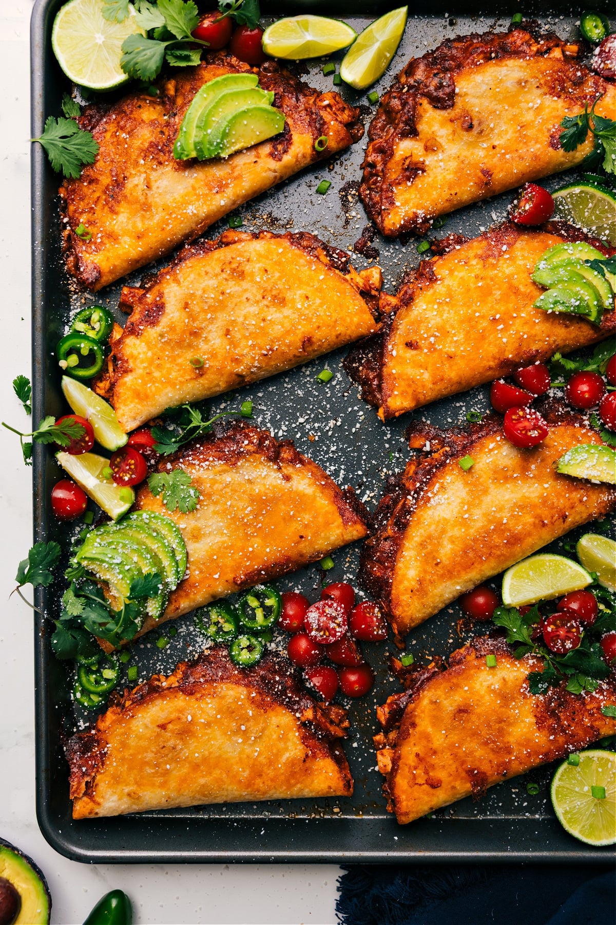 Chicken Recipes: Crispy Chicken Tacos Crispy chicken tacos with a chili lime sauce.