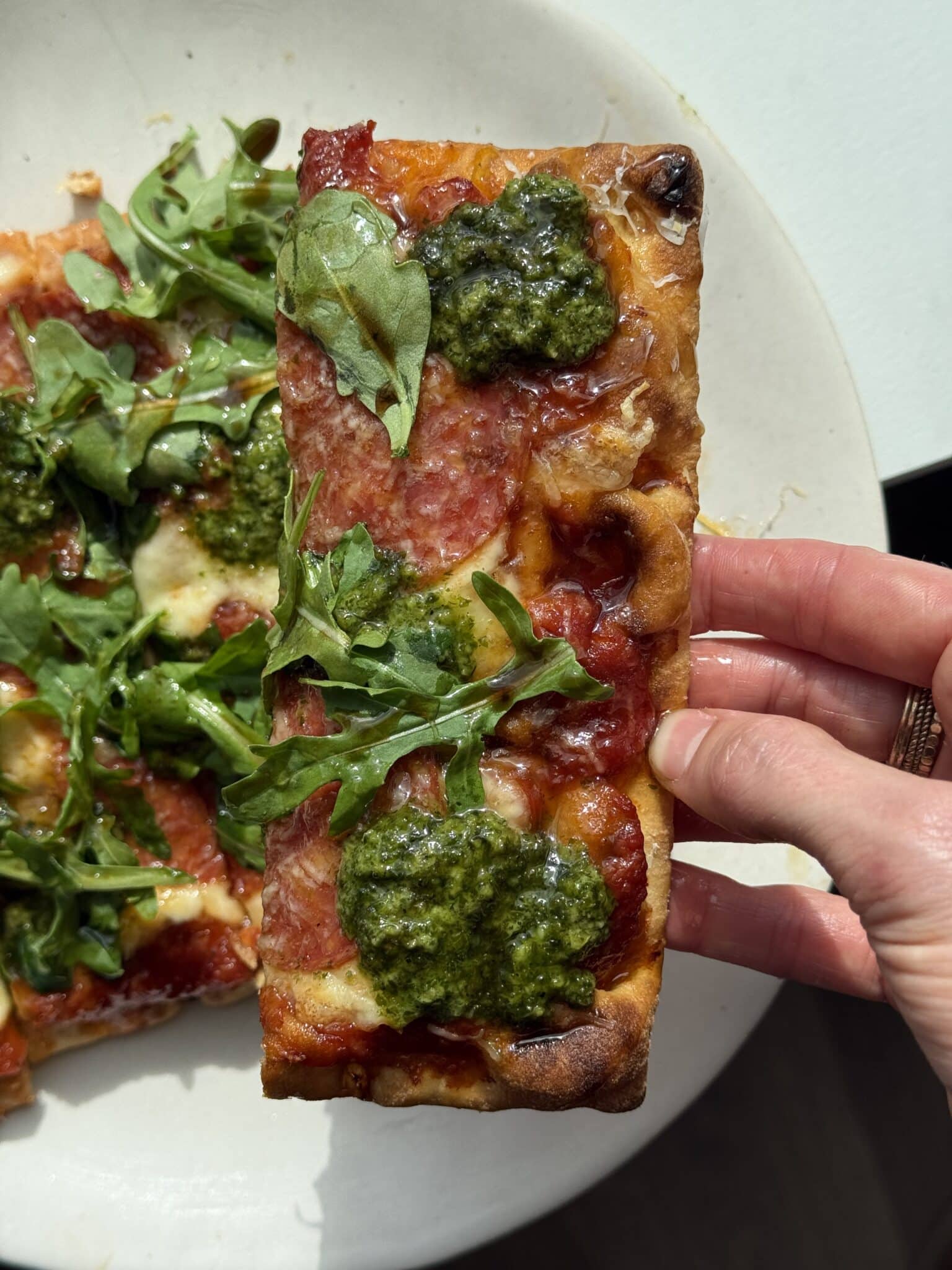 Pizza Recipe Fresh Out Of The Oven Trader Joe's Recipes: Pizza made on naan bread.