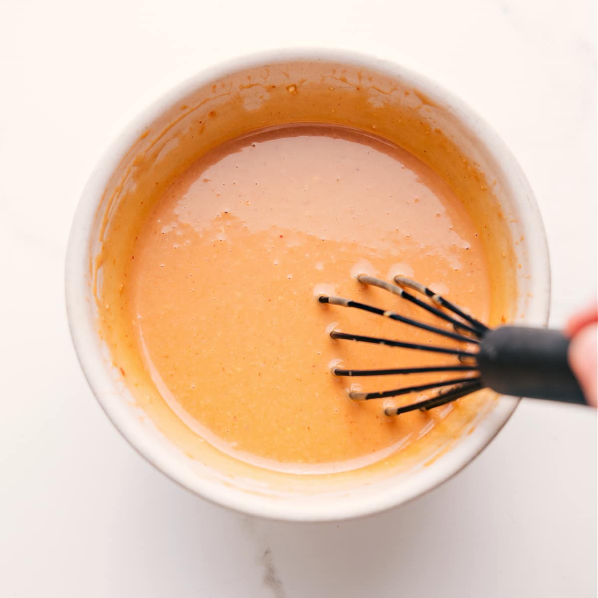 How To Make The Best Soba Noodle Salad Recipe The simple dressing ingredients whisked together in a bowl.
